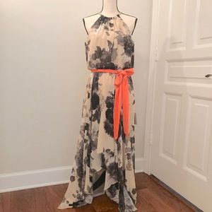 Eliza J Chiffon Maxi Dress
